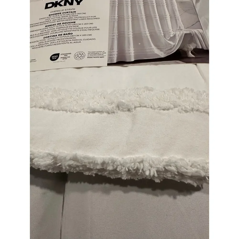 DKNY chenille stripe